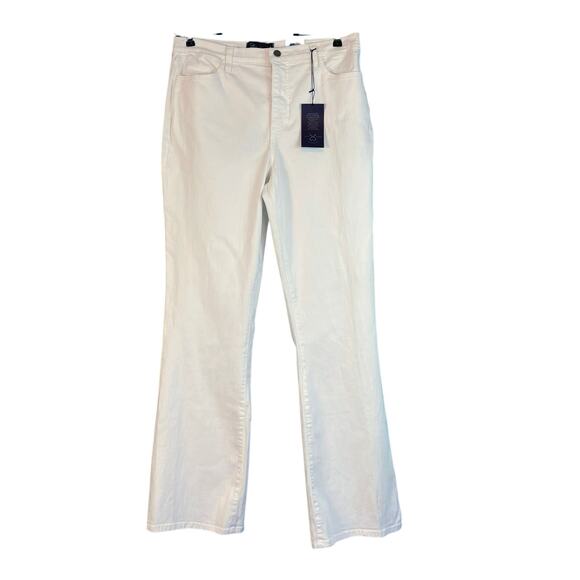 NYDJ Bootcut Jeans Style 2100 In Foam White Plus Size 14 NWT - Picture 1 of 8